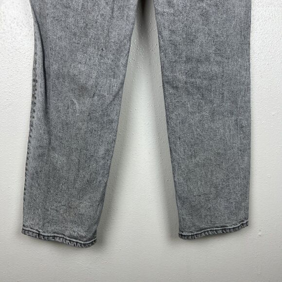 H&M Jeans Women 4 28 x 27 Grey Denim Straight Leg Cotton Casual Bottoms - Picture 10 of 11